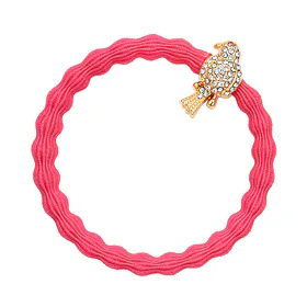 By Eloise London Bling Charms Gold Diamanté Bird Ластик за коса за жени