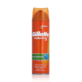 Gillette Fusion Sensitive Shave Gel Гел за бръснене за мъже 200 ml