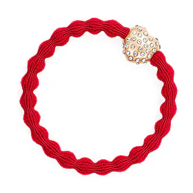 By Eloise London Bling Charms Diamanté Bubble Heart Ластик за коса за жени