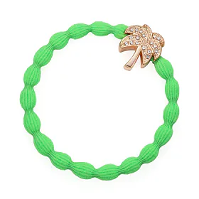 By Eloise London Gold Bling Palm Tree Ластик за коса за жени