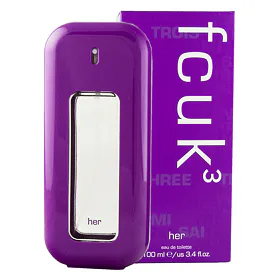 FCUK FCUK 3 for Her Eau de Toilette за жени 100 ml