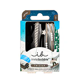 Invisibobble Apres-Ski Twistar Ластик за коса за жени Нюанс Fondue Lover Комплект