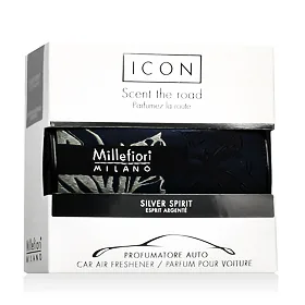 Millefiori Milano Icon Textile Silver Spirit Ароматизатор за автомобил 47 g