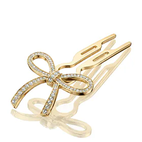 Fiona Franchimon Nº1 Hairpin Steel Crystals By Swarovski Щипка за коса за жени 1 бр Нюанс Yellow Gol