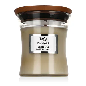 WoodWick Vanilla Bean Ароматна свещ 85 g промяна на цвета