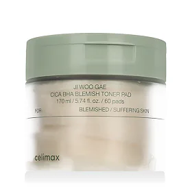 Celimax Ji Woo Gae Cica BHA Blemish Toner Pad Лосион за лице 60 бр