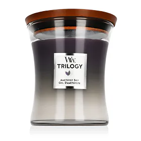 WoodWick Trilogy Warm Woods Ароматна свещ 275 g