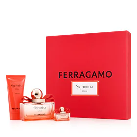 Ferragamo Signorina Unica Подаръчен комплект EDP 100 ml + лосион за тяло 50 ml + EDP 5 ml
