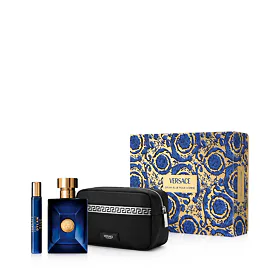 Versace Pour Homme Dylan Blue Подаръчен комплект EDT 100 ml + EDT 10 ml + козметична чантичка