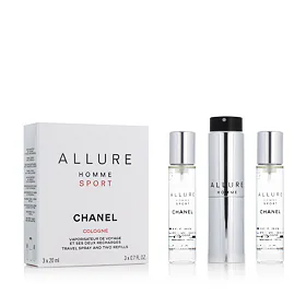 Chanel Allure Homme Sport Cologne Одеколон за мъже Впръскване със завъртане 3x20 ml