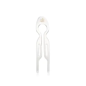 Fiona Franchimon Nº1 Hairpin Steel Щипка за коса за жени 1 бр Нюанс White Gold Finish